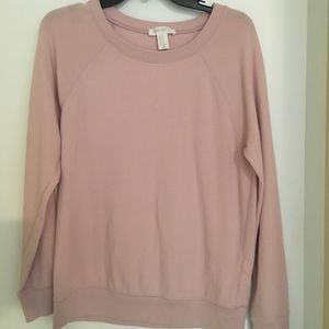 Light pale pink Forever 21 crewneck sweatshirt